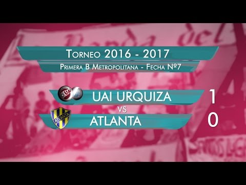 Resumen UAI Urquiza 1 - Atlanta 0