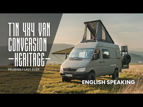 VAN TOUR ENG I HERITAGE I Classic T1N 4x4 Sprinter Offroad Camper I Back to the roots of AVC
