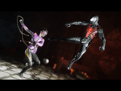 Peter vs Yuri Watanabe (Wraith) with the Symbiote Suit - Marvel’s Spider-Man 2 NG+