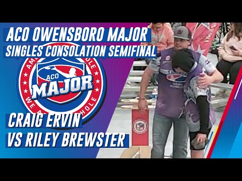 Craig Ervin vs Riley Brewster - Single Consolation Final - ACO Owensboro Major