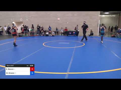 85 Kg Round Of 16 - Emma Bacon, FL Vs Matti Givens, TX