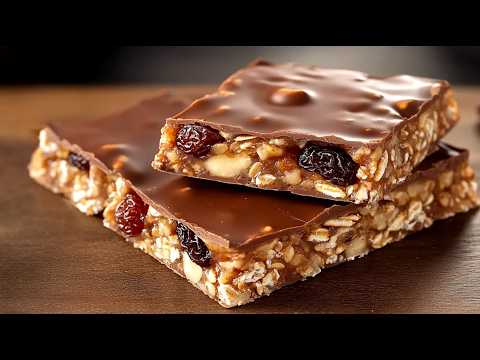 In 5 Minuten und ohne Zucker! Super Energieriegel! VEGAN! Protein-Dessert.
