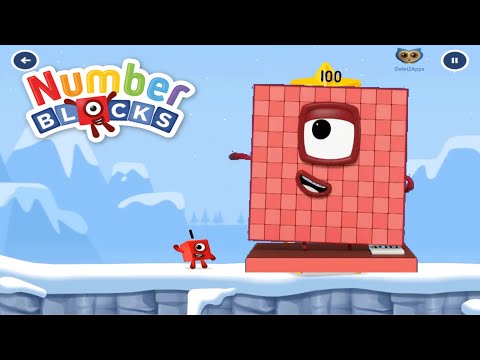 Let's Go Find Numberblock 100 !!! - Numberblocks Number Magic Run #2 Mountains