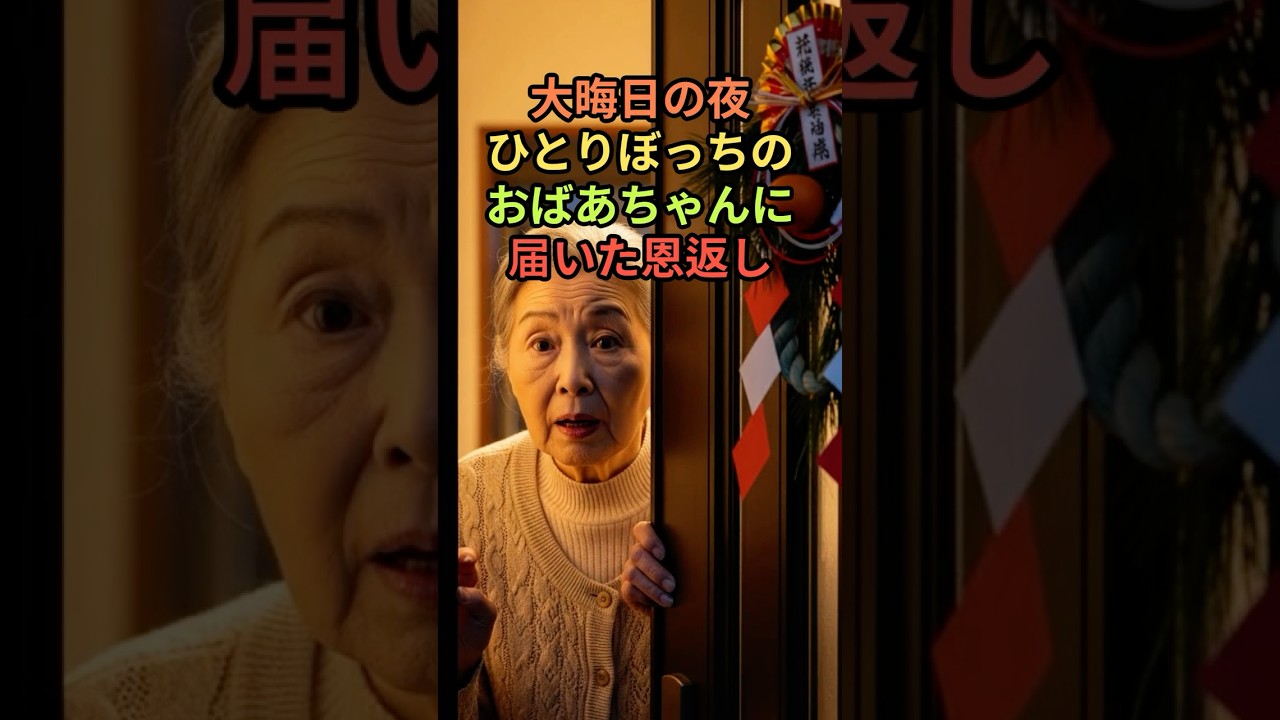 【感動】孤独な年末に、まさかの恩返しが…！