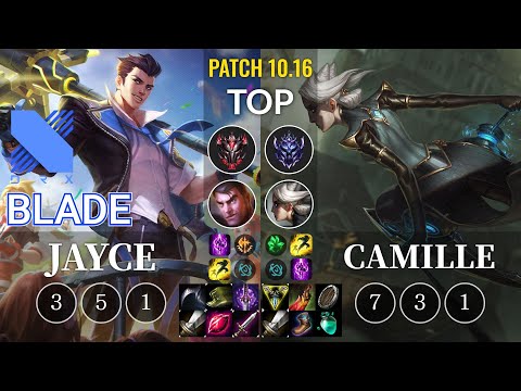 DRX Blade Jayce vs Camille Top - KR Patch 10.16