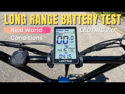 Lectric Range Test - 14AH Battery - Real World Conditions