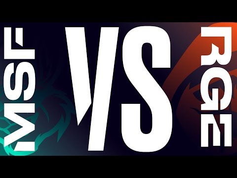 MSF vs. RGE - Week 5 Day 2 | LEC Spring Split | Misfits Gaming vs. Rogue (2019)