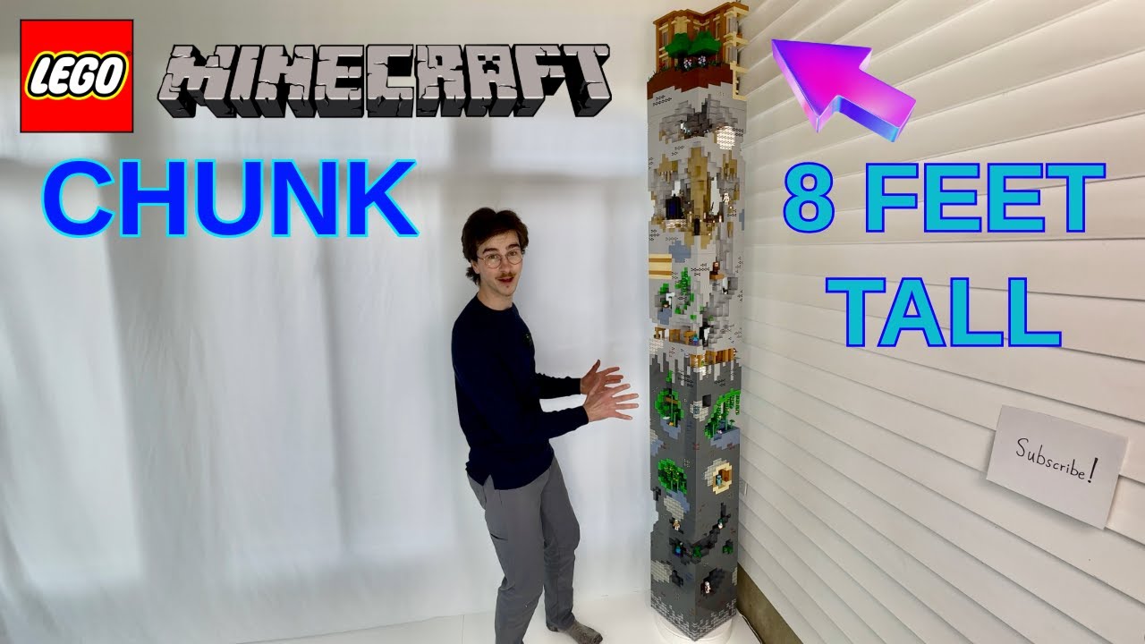 I Built A Lego Minecraft Chunk