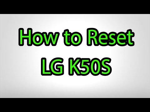 How to Hard Reset LG K50S - Pattern Unlock