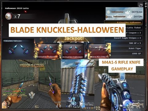 Crossfire Philippines 2019: Winning Blade Knuckles-Halloween and M4A1-S-Rifle Knife Game Play