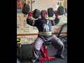 ダンベルショルダープレス80kg6reps