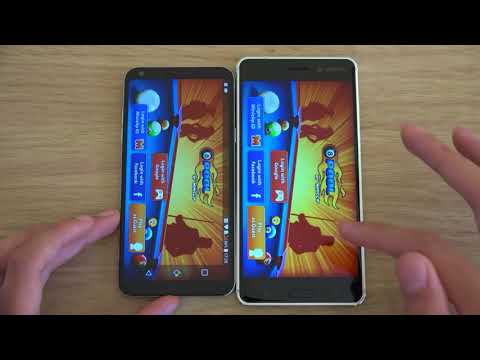 LGQ6 vs Nokia 6 Speed test