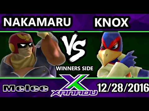 S@X 182 - Nakamaru (Captain Falcon) Vs. knox (Falco) - SSBM Tournament - Smash Melee