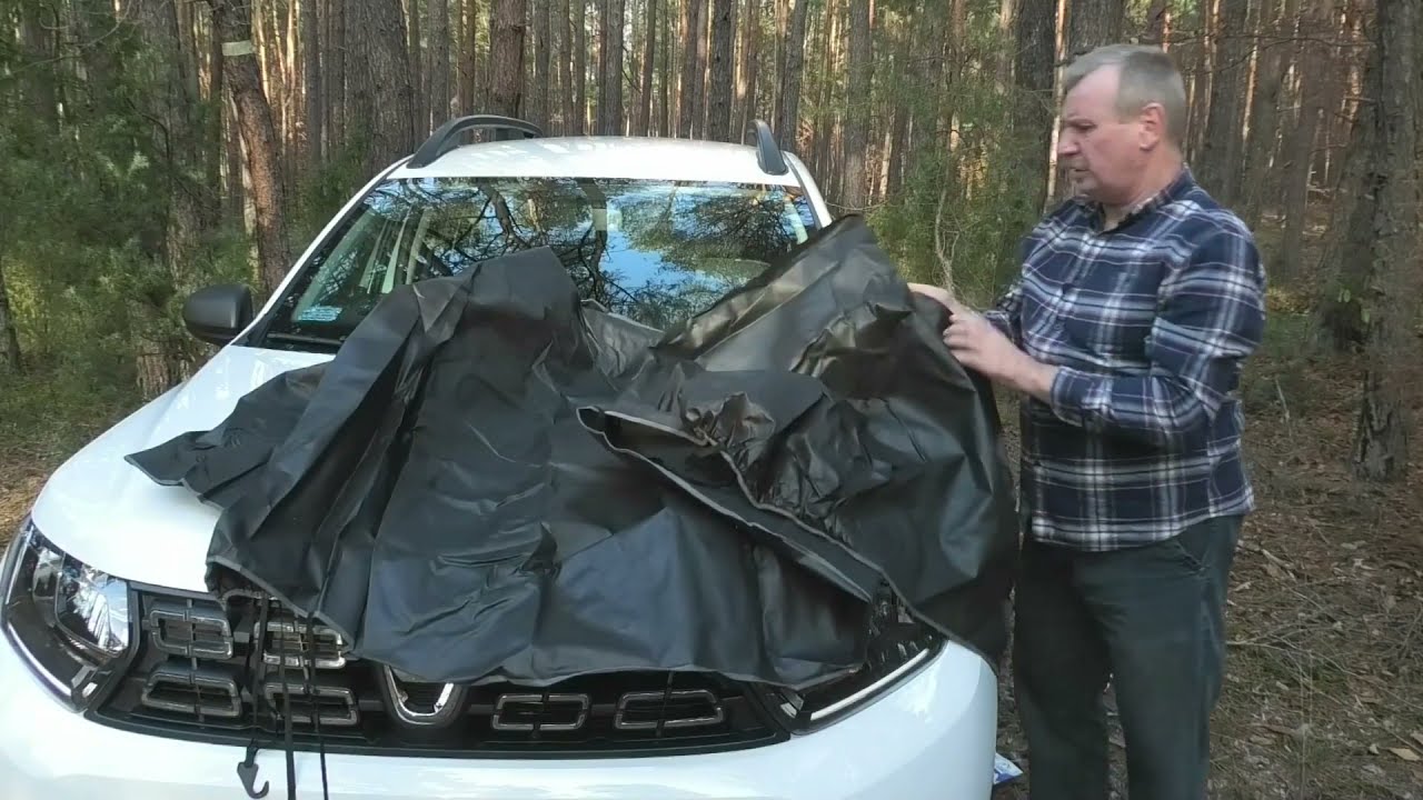 Półpokrowce samochodowe na zimę - Dacia Duster - Half car covers for winter - Dacia Duster