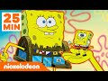 SpongeBob Squarepants | 25 min verandering van grootte! | Nickelodeon Nederlands