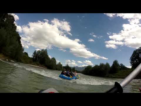 Loisach - km 53,5 - Sohlschwelle ehem. Wehr Großweil (2016)