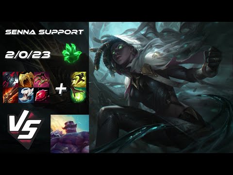 SUPPORT Senna vs Braum - NA Grandmaster Patch 25.S1.7
