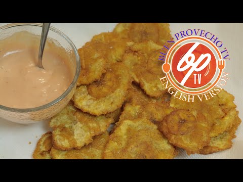 How To Make Tostones - Puerto Rican Pressed Plantain Fritters