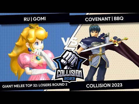 Collision 2023 Giant Melee - RU Gomi (Peach) VS Covenant BBQ (Marth) - Top 24 - Losers Round 2