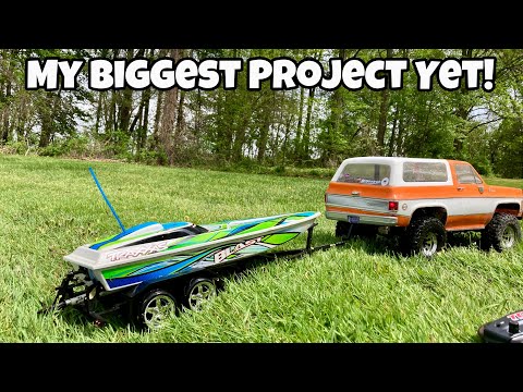 Building A Trailer For Traxxas Blast RC Boat!