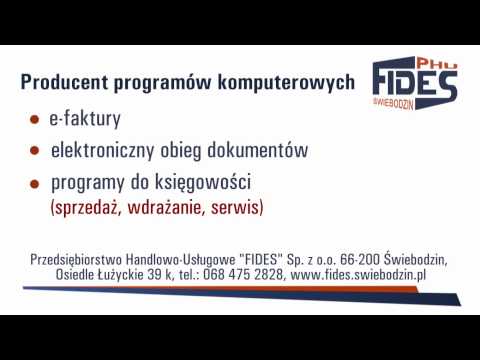 PHU Fides Świebodzin spot reklamowy