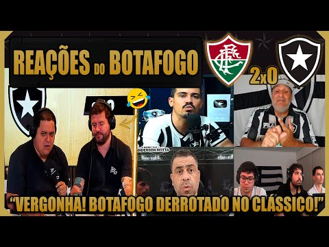 REAÇÕES BOTAFOGUENSES - FLUMINENSE 2x0 BOTAFOGO - BRASILEIRÃO 2025 - VAMOS RIR DO BOTAFOGO!