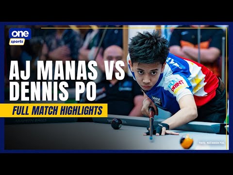 AJ Manas 🇵🇭 vs. Dennis Po 🇵🇭 | PHILIPPINES OPEN POOL CHAMPIONSHIP | HIGHLIGHTS