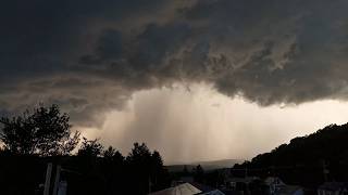 Microburst captured on camera in Burlington, VT