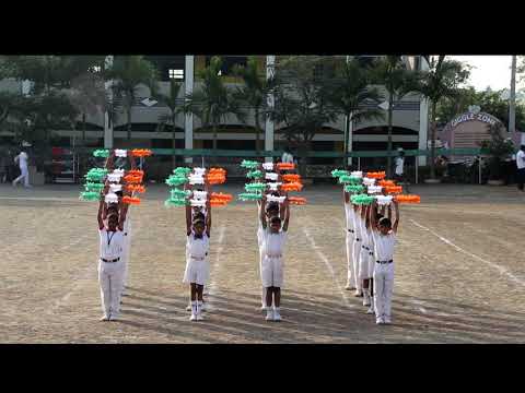 drill boys tricolour sticks