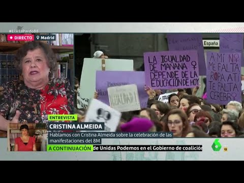 Cristina Almeida: "¿Podemos vivir en un país donde matar a tu mujer es normal?" - Liarla Pardo