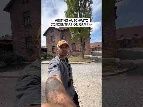 Visiting Auschwitz in Poland 🇵🇱 #poland