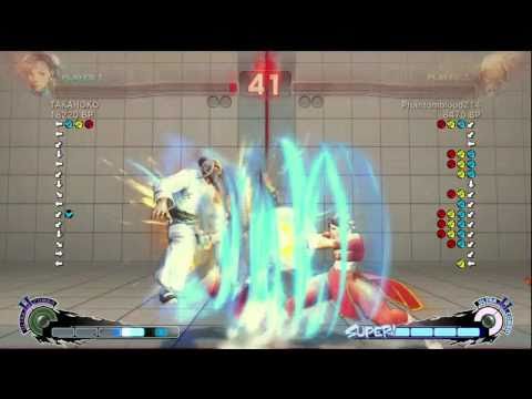 TAKAHOKO [Chun] vs PhantomBlood [Gen] SSF4 Japanese Online Ranked Matches - TRUE-HD