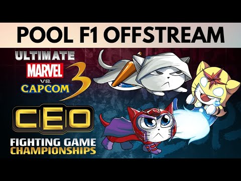 CEO 2021 UMvC3 OFFStream Pool F1 (ft Marvelo, Frankie G, Ronan Healy) Ultimate Marvel vs Capcom 3
