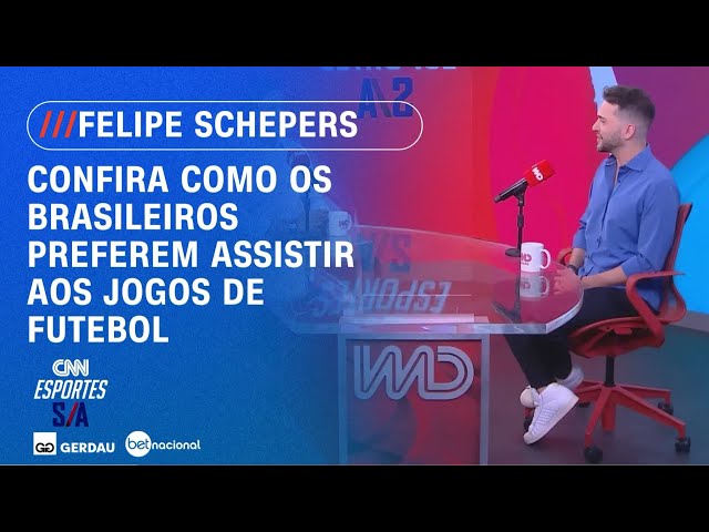TV ainda reina como meio favorito para ver futebol no Brasil, diz pesquisa | ESPORTES S/A