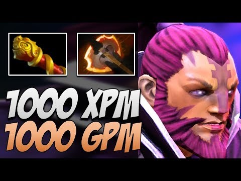 Anti-Mage with 1000 GPM & XPM by Divine Rank | Dota Gameplay