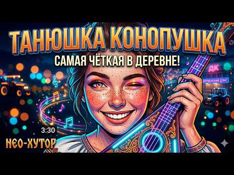 Танюшка-Конопушка🌻САМАЯ ЧЁТКАЯ В ДЕРЕВНЕ!  | NEO-Хутор (Электробалалайка & Бас)Teat. Деревенский Хит