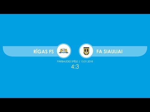 Rigas FS U16 - FA Siauliai U16 | 4:3