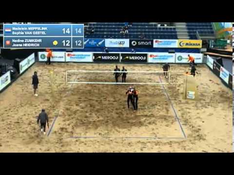 Meppelink Van Gestel - Zumkehr Heidrich  FIVB THE HAGUE GRAND SLAM Pool F