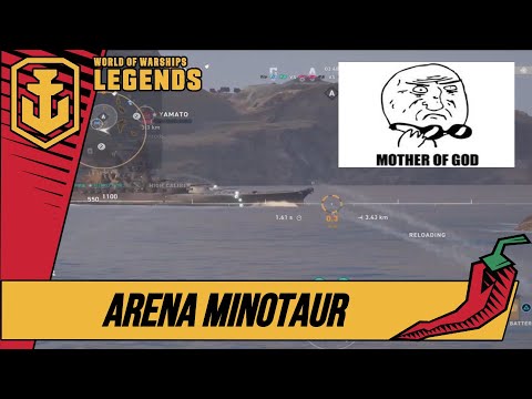 When MINOTAUR HAS A 1.7 SECOND RELOAD! World of Warships Legends