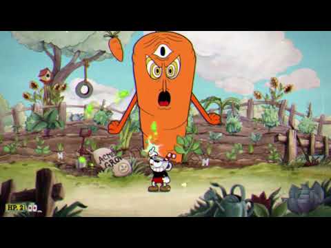 Cuphead Walkthrough - How to Beat Botanic Panic (The Root Pack)