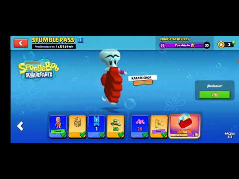 Video| Activando el pass de Bob esponja 😎🧽✅