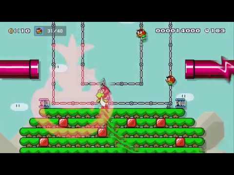 Yoshi Home Defense by Ninja! - Super Mario Maker 2 - No Commentary 1by