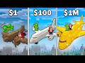 JJ And Mikey From POOR To RICH Airplane In Minecraft Maizen