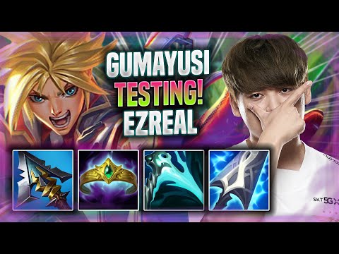 GUMAYUSI TESTING EZREAL WITH NEW ITEMS! - T1 Gumayusi Plays Ezreal ADC vs Jhin! | Preseason 2022