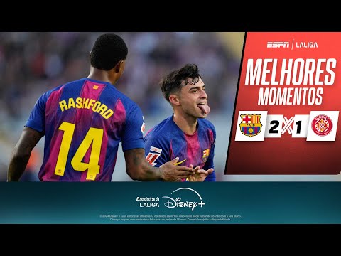 Gols e lances de Barcelona x Girona