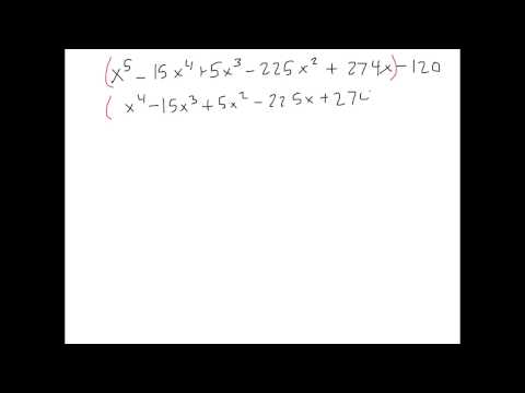 Standard Form Polynomials Into Nested Form