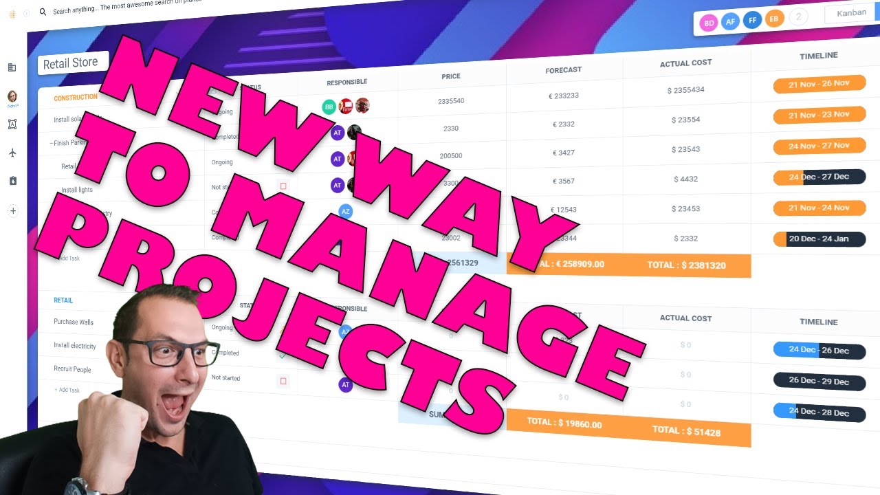 Easyview - The ultimate way to manage personal, medium or large enterprise projects!