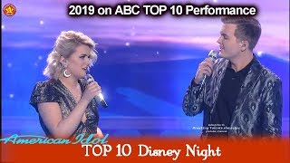 Maddie Poppe &amp; Caleb Lee Hutchinson Duet “A Whole New World”| American Idol 2019 Top 10 Disney Night