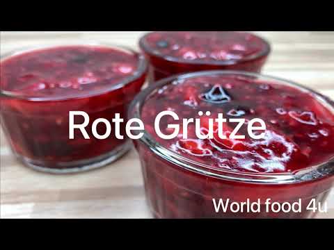 How To Make Rote Grutze (German Red Berry Dessert)