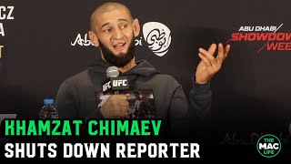 Download lagu Khamzat Chimaev shuts down reporter: “I don’t talk a lot. You talk a lot.” mp3 Download lagu Khamzat Chimaev shuts down reporter: “I don’t talk a lot. You talk a lot.” mp3